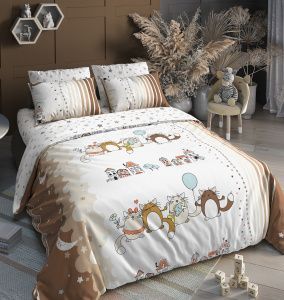 КПБ Поплин Тинейджер "Luxor" диз. № Кошкин дом 7316