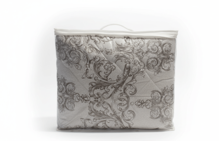 Наматрасник стеганый с резинкой по угласм(Лён/Хлопок) 140х200 1