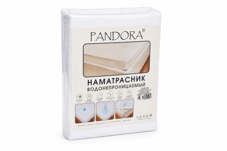Наматрасник водонепроницаемый ТМ Pandora / борт 30/ 90х200х30