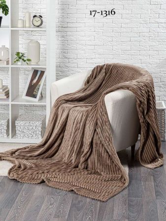 Плед ВЕЛСОФТ диз. Страйп 17-1316 (Л)