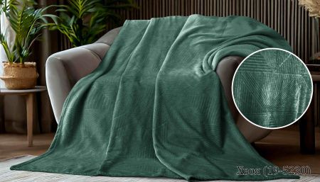 Плед ВЕЛСОФТ диз. (19-5230) Хвоя (Л)